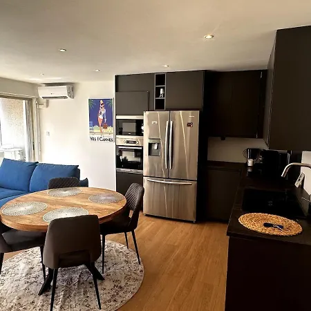Apartament T2 Refait A Neuf A 50m De La Moure Rouge,climatise, Parking Cannes